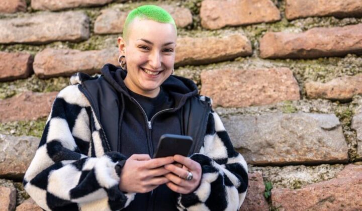 Young woman wellbeing