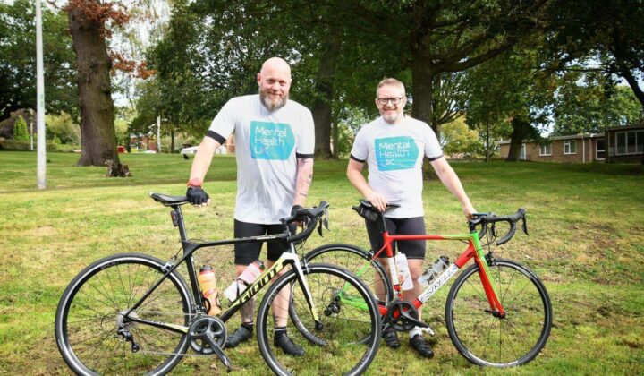 Stuart Walker with his bike
