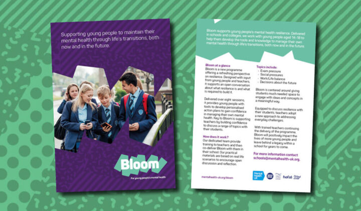 Double sided Bloom leaflet