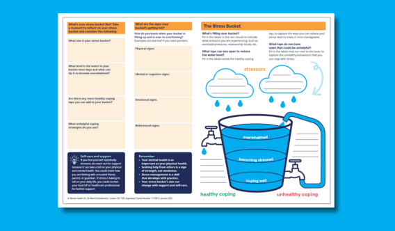 Stress bucket worksheet