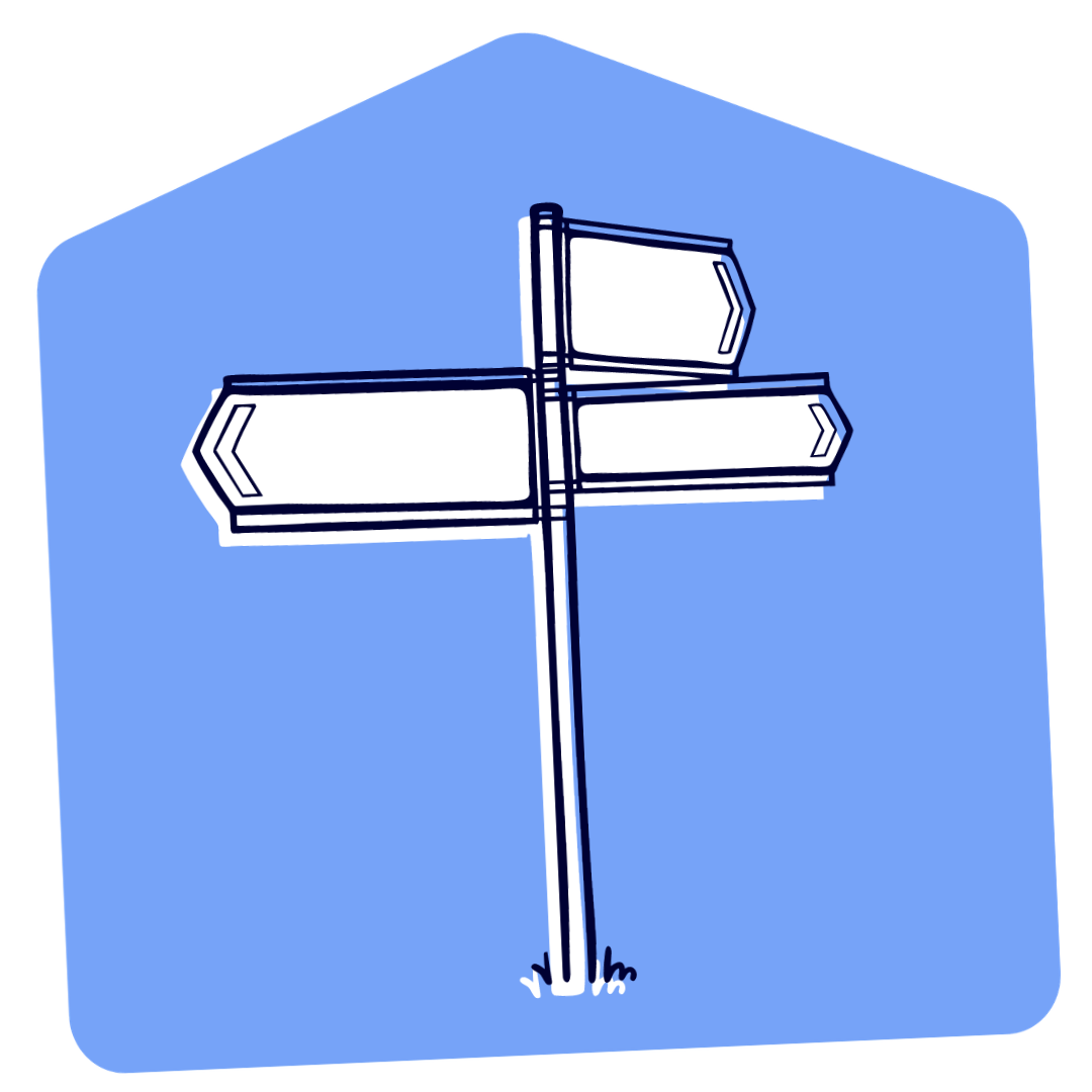 Signpost illustration