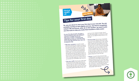 First day tips cover