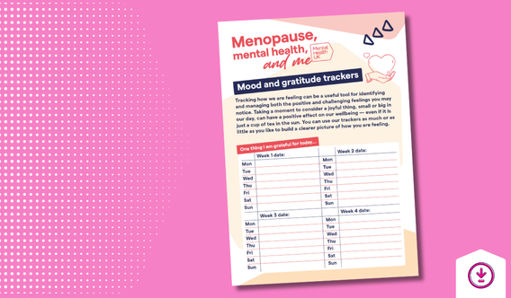 Menopause mood tracker cover