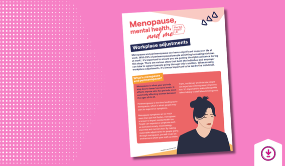 Menopause Workplace Adjustments cover