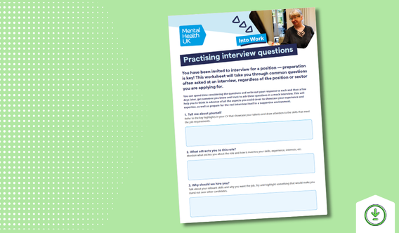 Practising interview questions cover