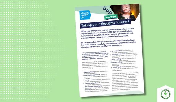 Thoughts to court cover