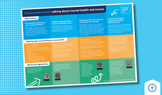 Conversation guide talking to someone about money and mental health