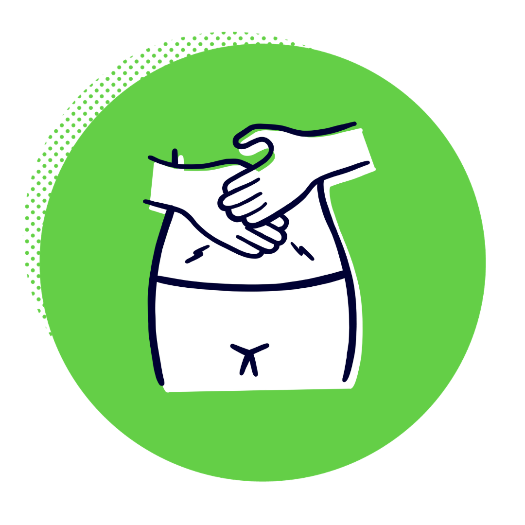 Stomach issues illustration