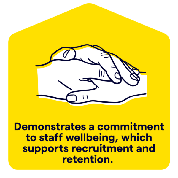 Workplace support illustration