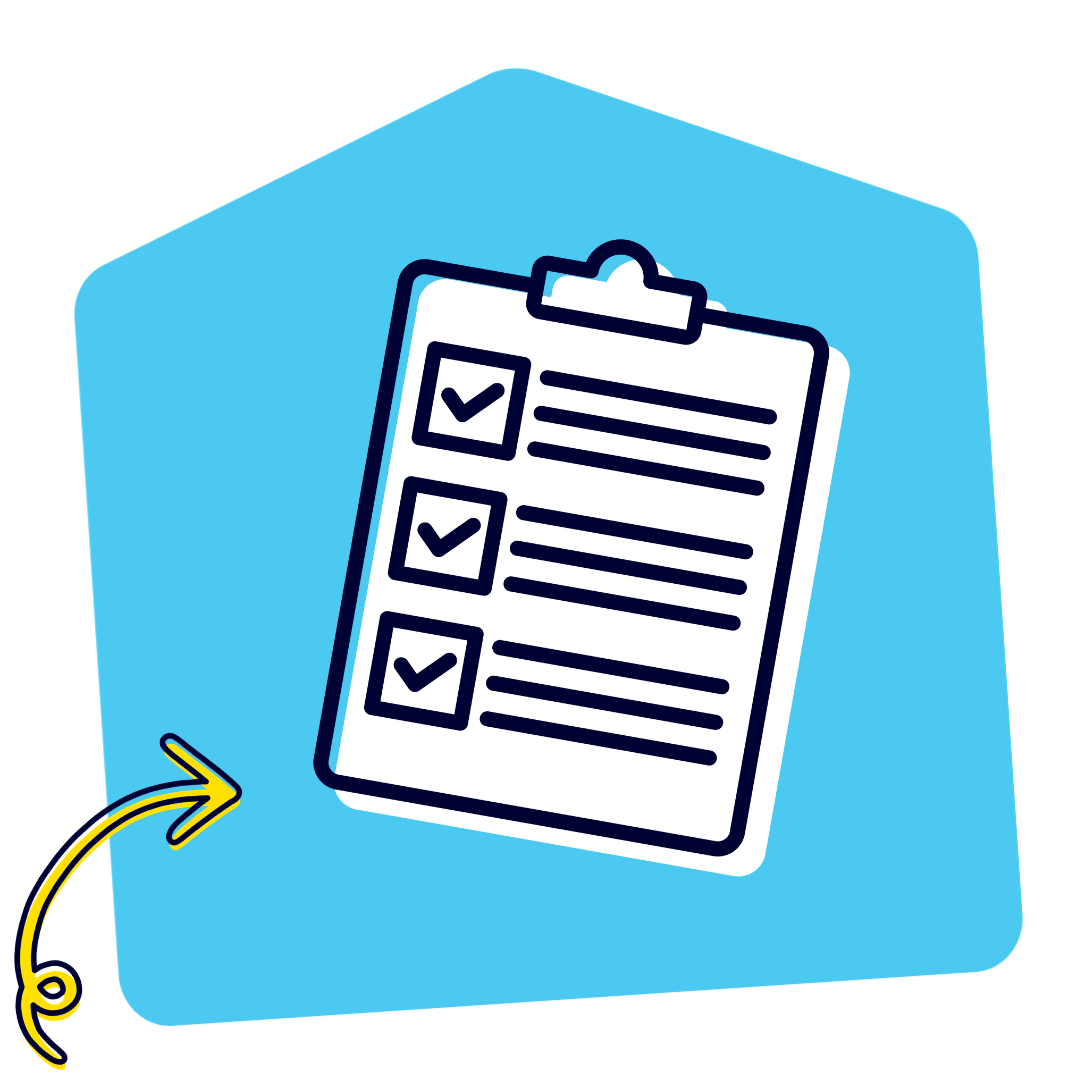 Complete a form illustration