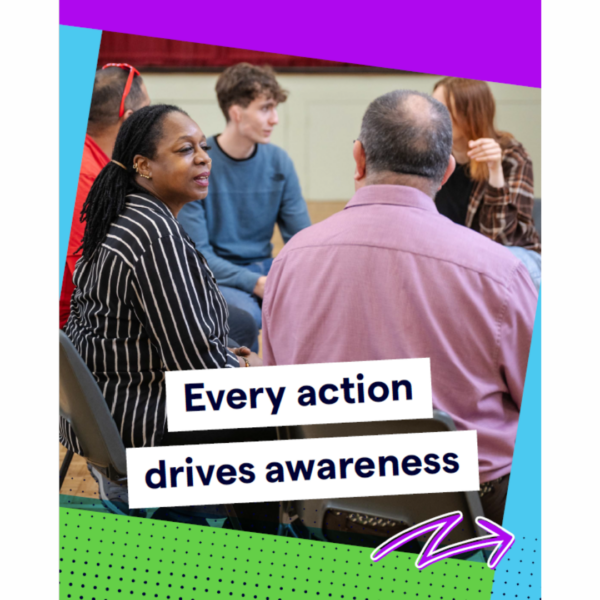 Drive awareness people sitting and talking