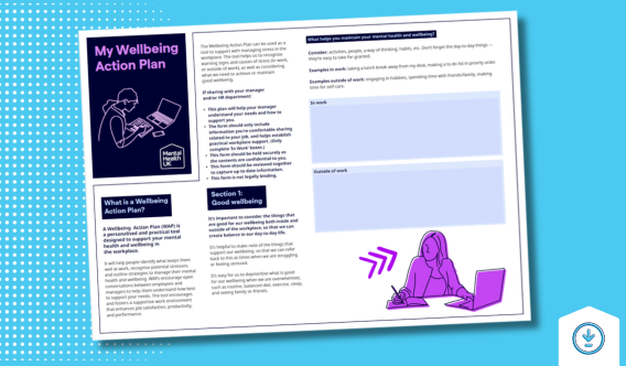 Wellbeing Action Plan front cover